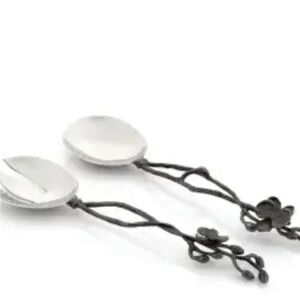 Brand new Michael Aram Black Orchid Serving Set